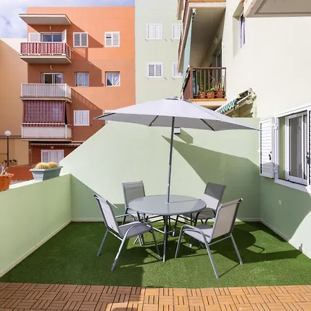 شقة Home2book Stunning Terrace & Pool Caletillas كانديلاريا