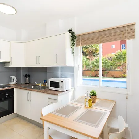 شقة Home2book Stunning Terrace & Pool Caletillas